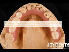 Personalifikasi Dental Akrilik Finish Elastisitas Baik Dan Properti Ringan Untuk Performa Prostetik yang Ditingkatkan