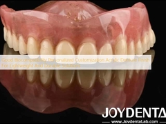 Biokompatibilitas yang baik Personalize Custom Acrylic Denture Finish Untuk Solusi Ringan Dan awet
