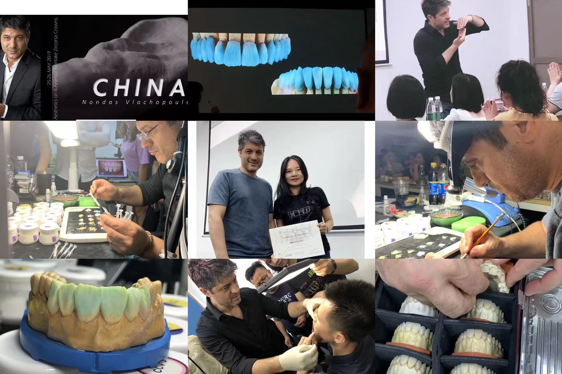 Blog perusahaan terbaru tentang JOY Dental Lab Mengadakan Pertukaran Akademik dengan Nondas Vlachopoulos