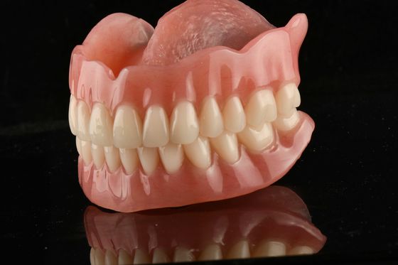 Crystal Clear Acrylic Removable Dental Artificial Acrylic Teeth Precision Fit